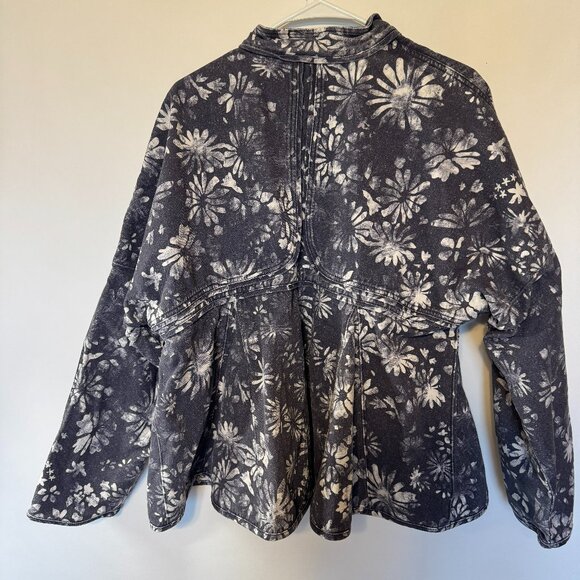 NEW $168 FREE PEOPLE LUA BED FLORAL JACKET M L - Picture 5 of 5